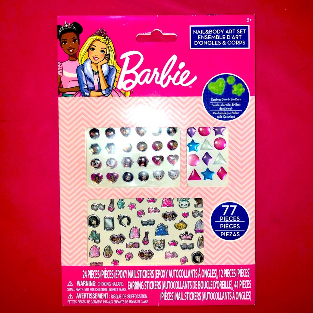 MALIBU BARBIE Y2K Barbie nail and body stickers. 77 pieces 💘🦋💘